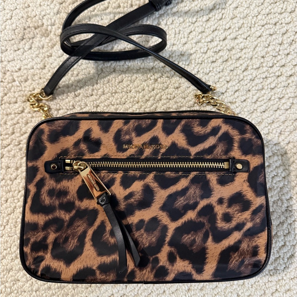 Michael Kors Animal Print Crossbody Bag Leopard Print